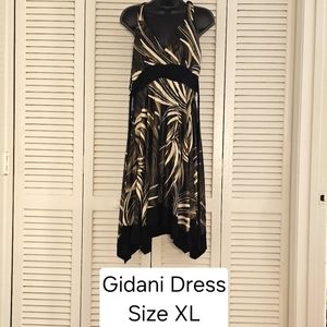 Asymmetrical halter dress